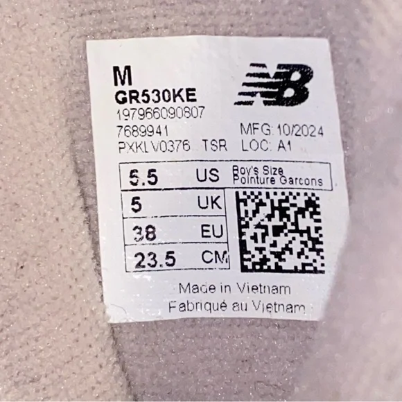 New Balance 530 Sneakers Men’s Size 5.5 White Gray - Picture 2 of 13